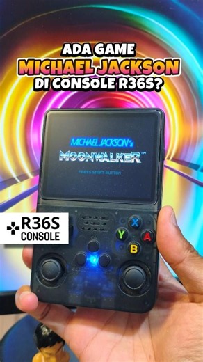 Did you test Michael Jackson's Moonwalker on the R36S retro game console? What were the results?