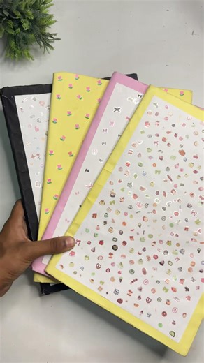 Notebook decorated with stickers #shorts #song #art