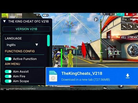 THE KING CHEATS V218 | Free Fire Mod Menu | Mod Menu Free Fire | Free Fire Hack Mod Menu | Gringo xp