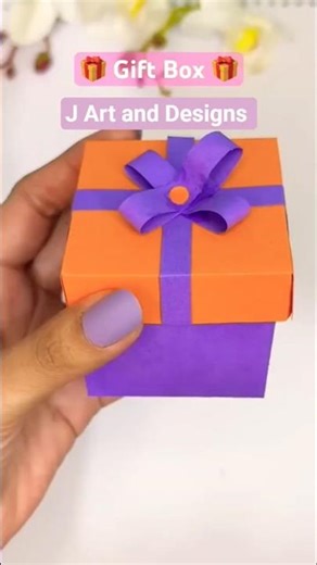 Gift Box Idea from Paper Charts. |||#shorts