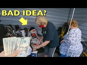 WE BOUGHT A STORAGE UNIT FULL OF GOLF CLUBS (Bad Idea?)