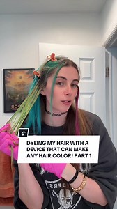 Dyeing My Hair with a Device That Can Make Any Color