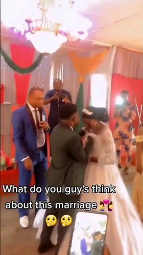 The moment a Groom slapped his Bride on their wedding day🥺😳😳