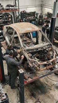 Toyota Prius RESTAURERING! 🔧 #shorts #rust #bil #satisfying