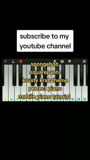 Spongebob Squarepants - Krusty Krab Theme perfect piano #pianotutorial #piano #mobilepiano #perfectpianoapp #perfectpiano #krustykrabthemesong #spongebobsquarepants