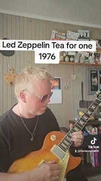 Led Zeppelin Tea for one introsolo: #guitar #keepingthebluesalive #ledzeppelin #jimmypage #blues #fy
