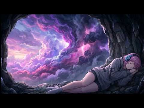 Cozy Storm on an Uncharted Planet 🪐 Deep Space Lofi & Rain to Study Work