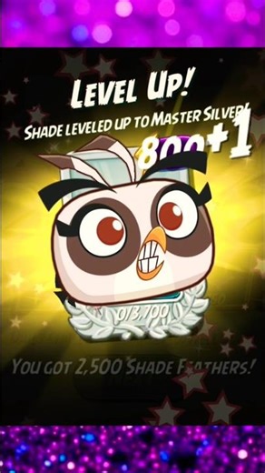 Angry Birds 2 Shade level up 🤩🪶
