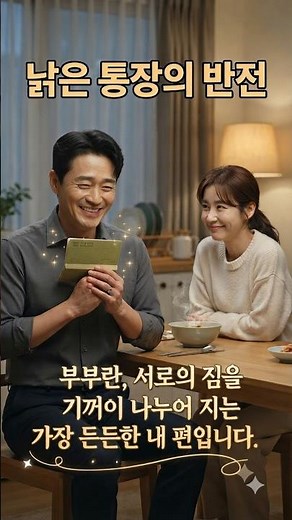 낡은 통장의 비밀 #로맨틱코미디 #스케치코미디 #부부공감 #연애 #부부일상 #40대부부 #현실부부 #부부티키타카 #숏폼상황극 #공감유머 #Shorts