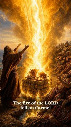 Elijah on Mount Carmel — Fire Falls from Heaven | 1 Kings 18:38