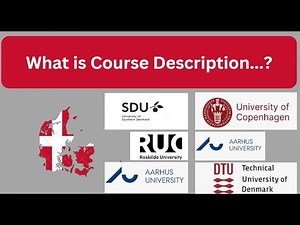 The Course Description - a solution to the dilemma.