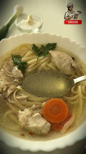 Mom's recipe for all illnesses Chicken broth #recipe