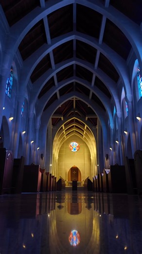 The calm before the concert. The monastery already feels alive with music waiting to happen. #GeorgiaBoyChoir #ChristmasAtTheMonastery #SacredMusic | Georgia Boy Choir