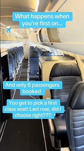 Only 8 Passengers on My Flight, So I Got First Pick of Every First Class Seat ✈️