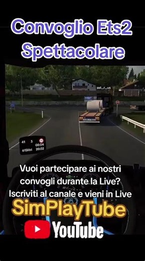 Convoglio Spettacolare! #ets2 #gaming #eurotrucksimulator2
