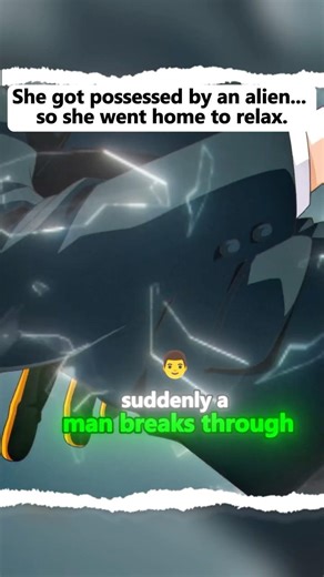 She got possessed by an alien... so she went home to relax. #anime #animeedit #animegirl #animefan