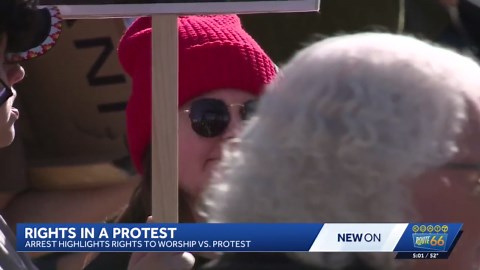 Albuquerque 'ICE Out' protest: Arrest highlights rights to protest, worship