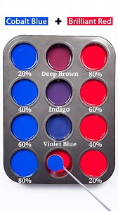958K views · 4.2K reactions | Cobalt Blue Vs Brilliant Red Satisfying Color Mixing #colormixing #satisfying #asmr #fblifestyle #art | Painting Academy | Facebook