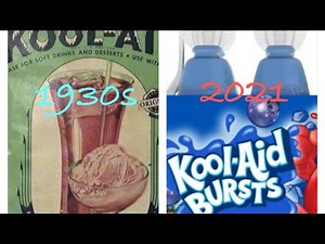 Evolution Of Kool-Aid 1940s-2021