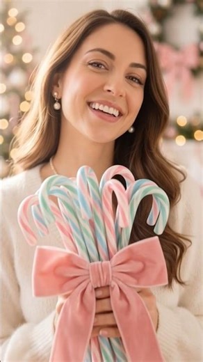 Candy Cane, But Make It Viral 🍬✨ | Coquette & Surreal Holiday AI #candycane #candy