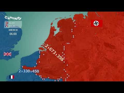 1940 The Manstein Plan Animated Map: Germany's Blitzkrieg Against France and the Low Countries