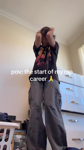 Start of my freestyle rap journey… word 🙏 #blessup #fyp #rapcareer