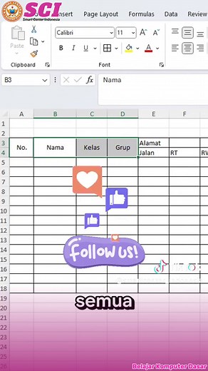 Cara Menggabungkan Kolom pada Tabel Microsoft Excel