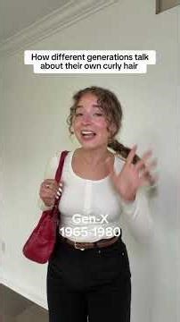 How Different Generations Talk About Their Curly Hair #curlyhair
