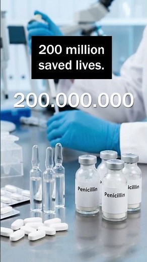 The accident that saved 200 million lives — penicillin discovery #discovery #history #facts
