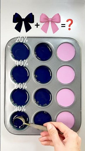 colorpalette | “Navy Blue x Dusty Rose Color Mixing | 3 Unique Hex Shades” #colormix #colormixing