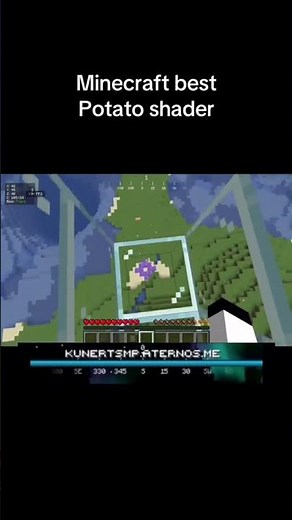 Minecraft best potato shaders #minecraft #gaming