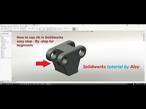 How to Use Rib in SolidWorks Easy Step by Step for Beginners