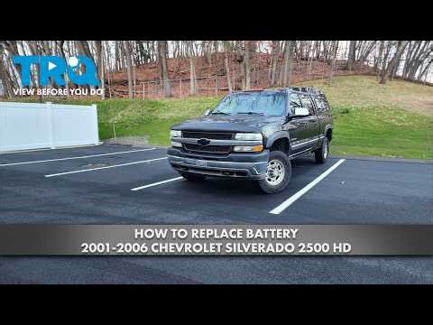How to Replace Battery 2001-2006 Chevrolet Silverado 2500 HD