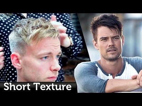 Men's short hair with bangs | Professional cut and hairstyle