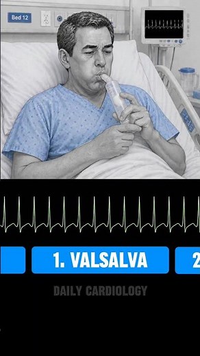 Supraventricular Tachycardia (SVT) Management #ecg #svt #cardiology #ecginterpretation