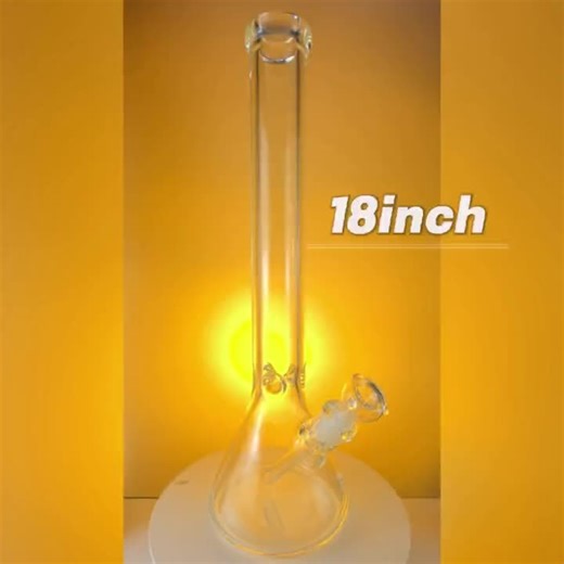 Save Big on Bulk 9mm Thick Glass Bong 2025 Hookahs 9mm Thick Wall Beaker Style Water Pipes   Large Heavy Glass Bongs 12", 14", 18" Sizes | Best Deals on DHgate