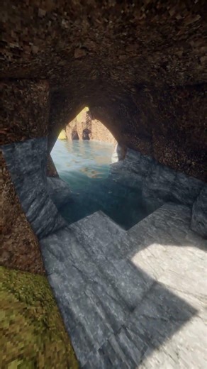 Minecraft, but the cubes are GONE. 😱 #Minecraft #Cinematic #Shaders