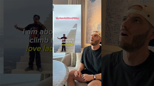 Can't believe I climbed that high: China’s famous floating ladder