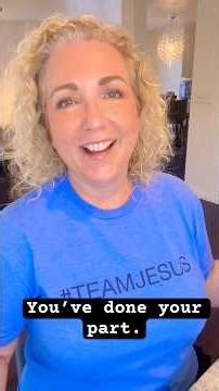 You’ve done your part! #propheticword