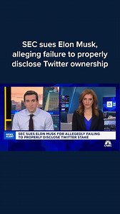 The SEC on Tuesday filed a suit against Elon Musk, alleging the billionaire violated securities law by acquiring Twitter shares at “artificially low prices.” | CNBC