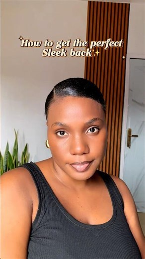 The perfect slick back tutorial you need✨ #sleekbun #naturalhairstyles