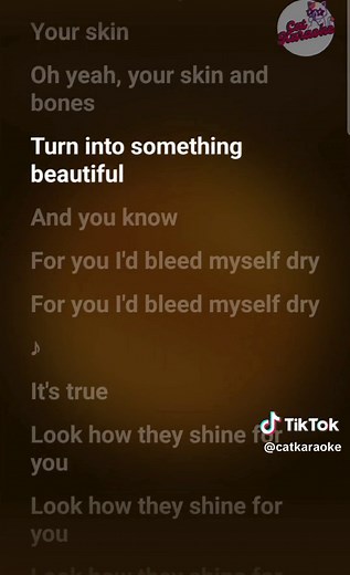 Yellow Coldplay Karaoke Cover by Cat | Sing Along