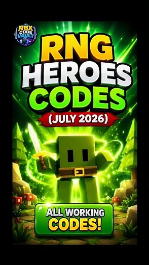 🔥 RNG Heroes Codes (July 2026) | All Working Codes #roblox #codes
