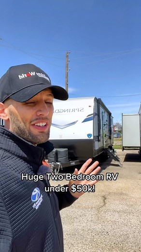 2022 Keystone Springdale 303BH available for way under $50k! #rv #rvtiktok #camper #camping #travel #fulltimerv