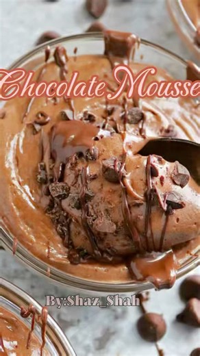 Creamy Chocolate Mousse | Easy Chocolate Dessert with Simple Ingredients