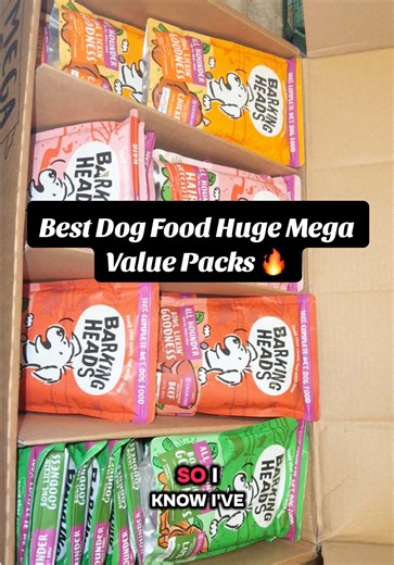 Dog food huge mega value packs very good quality and fast delivery link is in this video yellow basket if you want them @Barking Heads Dog Food #Dogfood #Petfood #Dog #Dogowners #dogsoftiktok