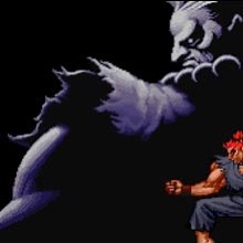 Akuma is so strong he's been banned from Super Turbo competition, but you can play him in Street Fighter 30th Anniversary Collection ranked mode