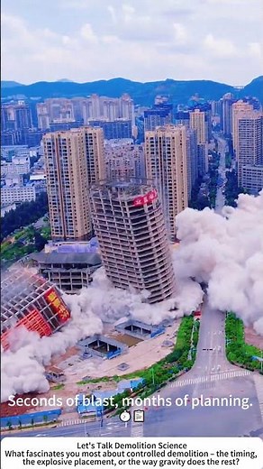 Controlled Demolition – Building Collapses in Seconds 💥🏢
