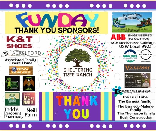 🌳💚 A HUGE Thank You to Our Sponsors! 💚🌳 Our 13th annual Sheltering Tree Ranch Funday was a success thanks to the incredible support of our generous sponsors! Your contributions help us continue to create meaningful experiences for our students, families, and community. 👏 We couldn’t do it without you! #ShelteringTreeRanch #ThankYouSponsors #communitysupport #strfunday2025 #makingadifferencetogether "He is like a tree planted by streams of water, yielding its fruit in season and whose leaf d