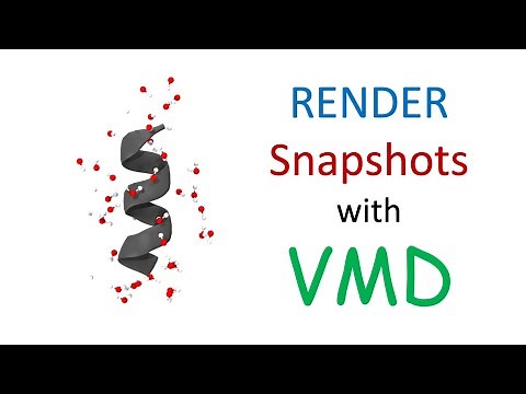 How to make a publication quality #snapshot with #VMD ?